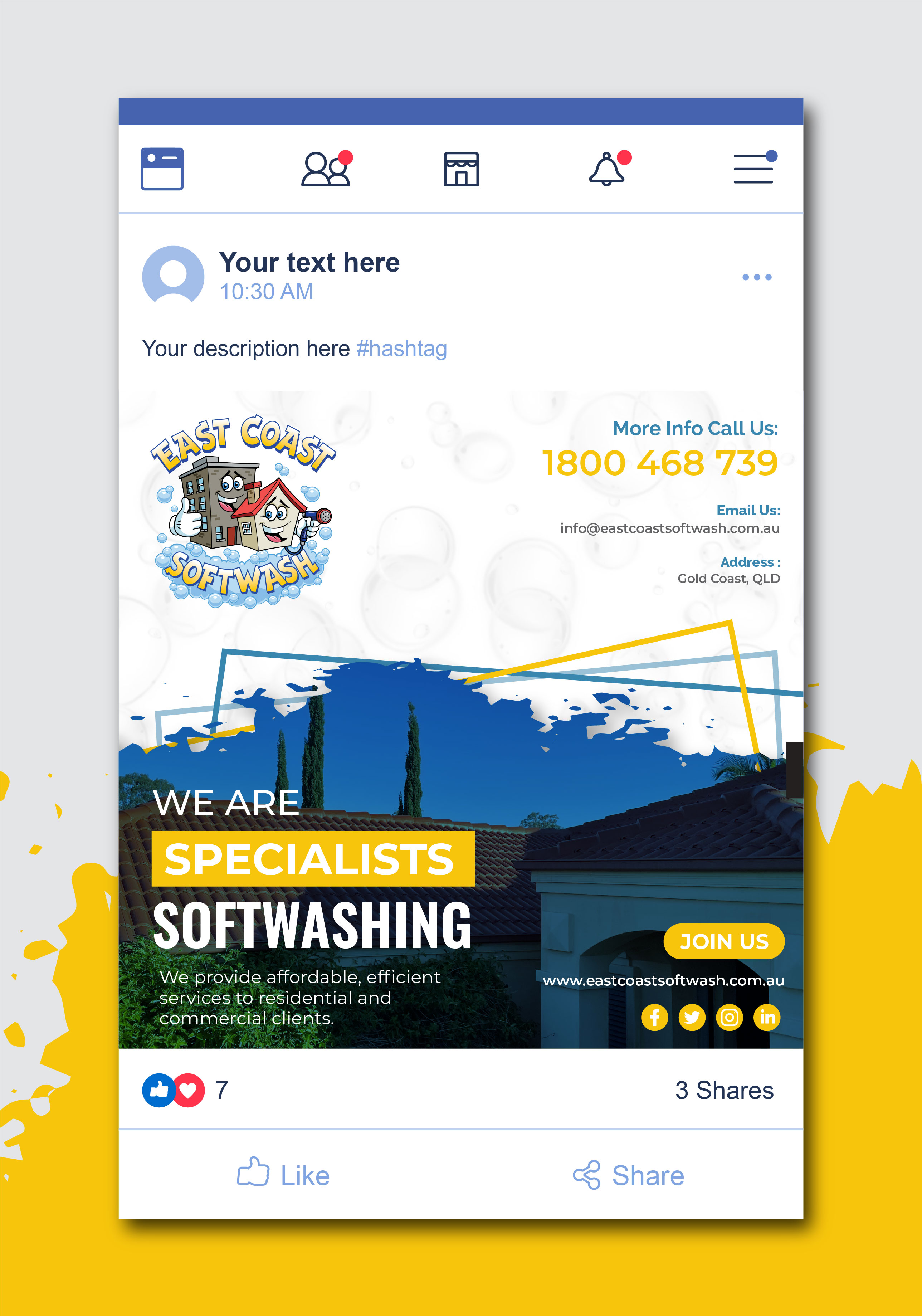 Graphic Design by artbitin for East Coast Softwash | Design #29923269