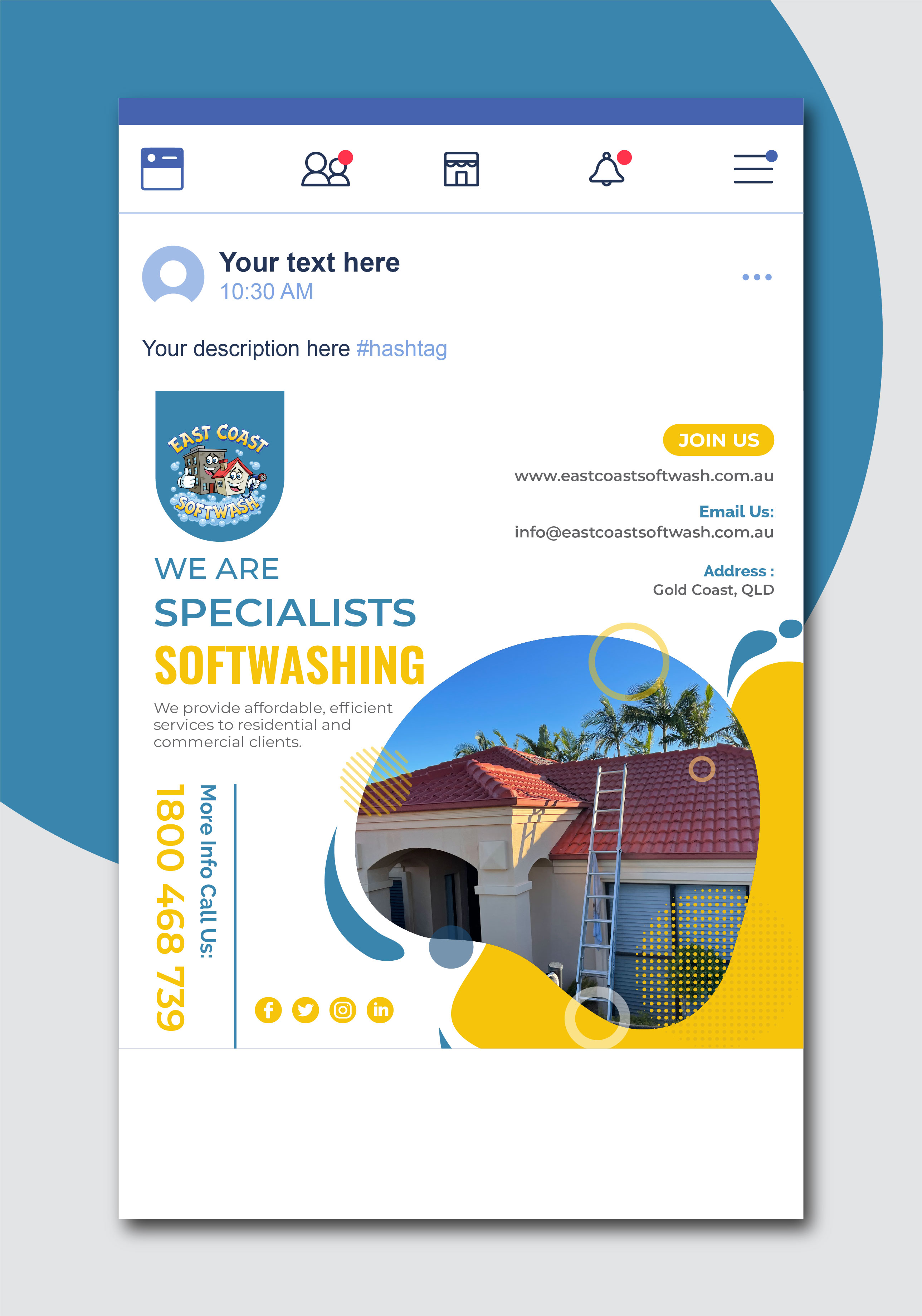 Graphic Design by artbitin for East Coast Softwash | Design #29923270