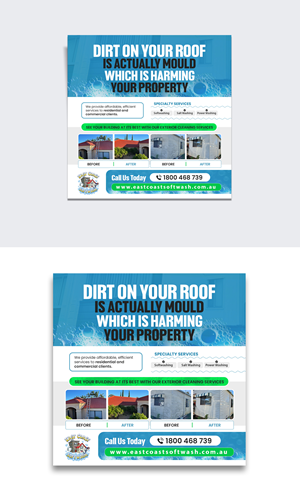 Graphic Design by debdesign for East Coast Softwash | Design: #29923845
