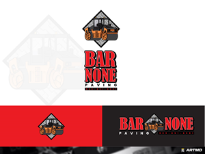 Diseño de Logo por ARTMD para Bar-none Paving | Diseño: #29923960