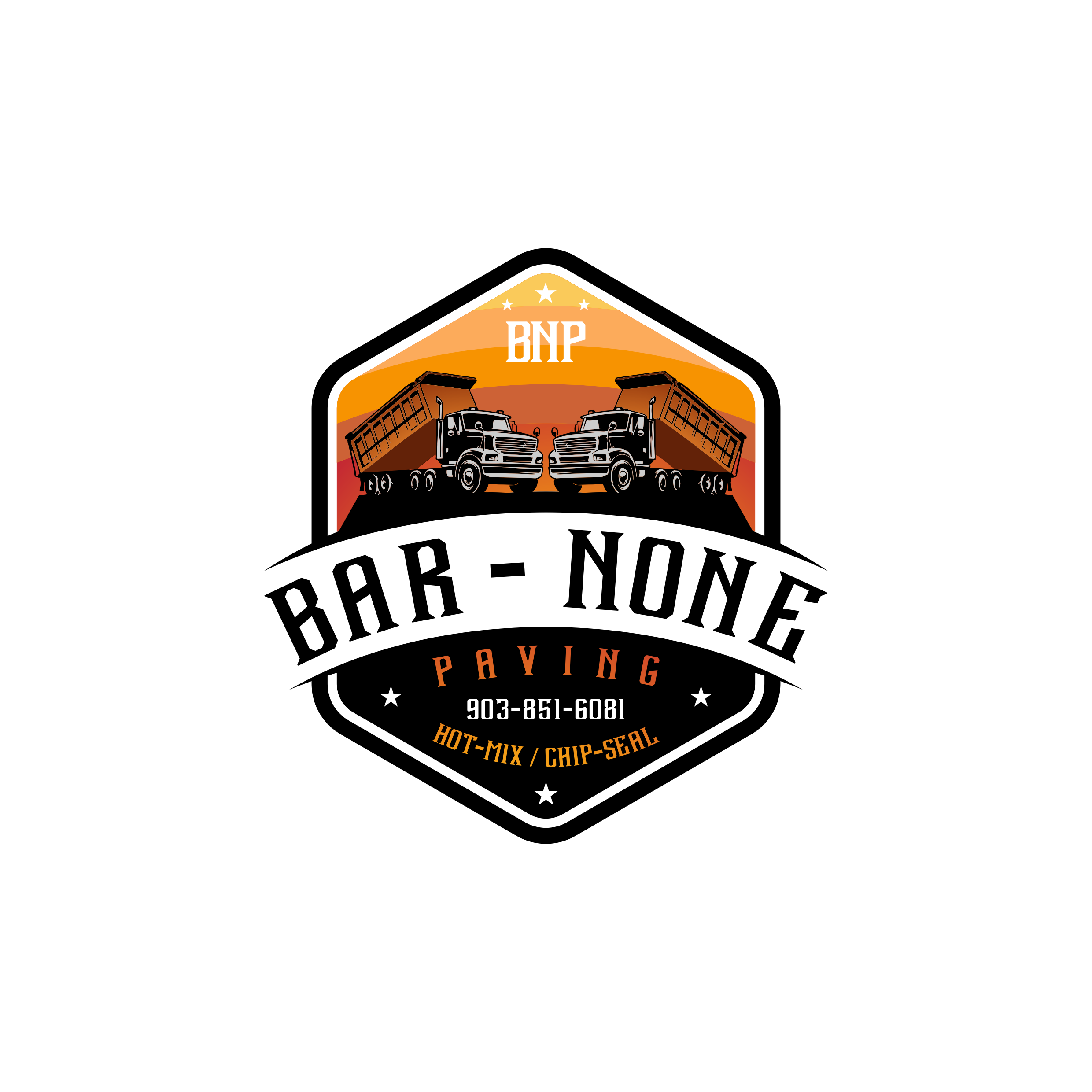 Diseño de Logo por ManasaTrade para Bar-none Paving | Diseño: #29943535
