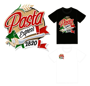 T-shirt Design by Enz67 for Pasta express 2820 | Design: #29926455