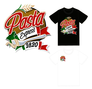 T-shirt Design by Enz67 for Pasta express 2820 | Design: #29926457