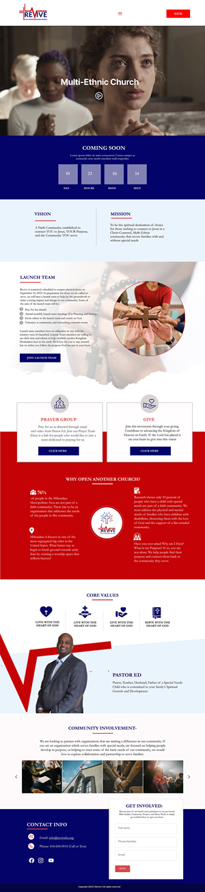 Landing Page Design by DeriMH