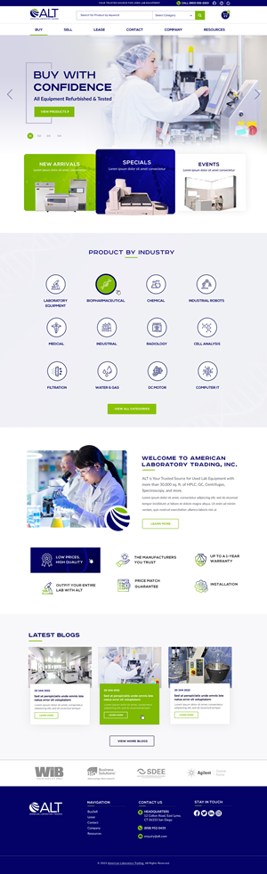 Web Design by Blue Sparrow for WebDuck Designs | Design: #30029827