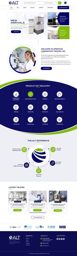 Web Design by Blue Sparrow for WebDuck Designs | Design: #30078686