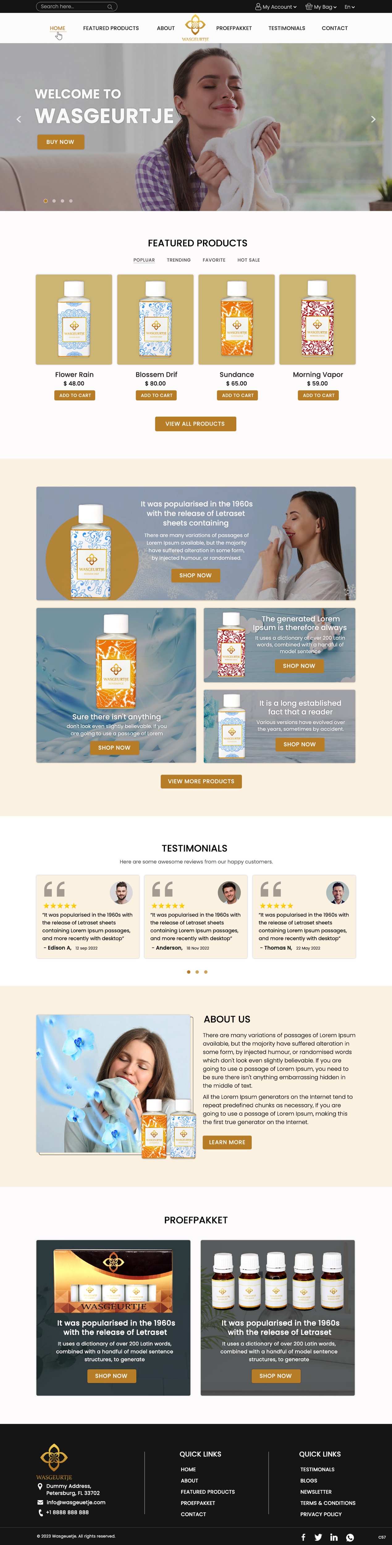 Web Design by pb for this project | Design #29940764