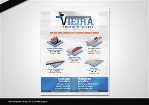Flyer template design for a builder supply | Flyer Design by disign