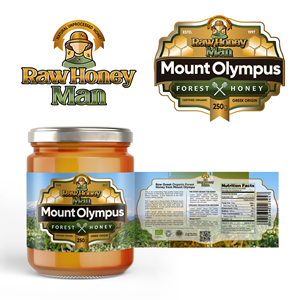 Design Emballage par Jose Antonio Lopez pour The Raw Honey Shop | Design #29933798