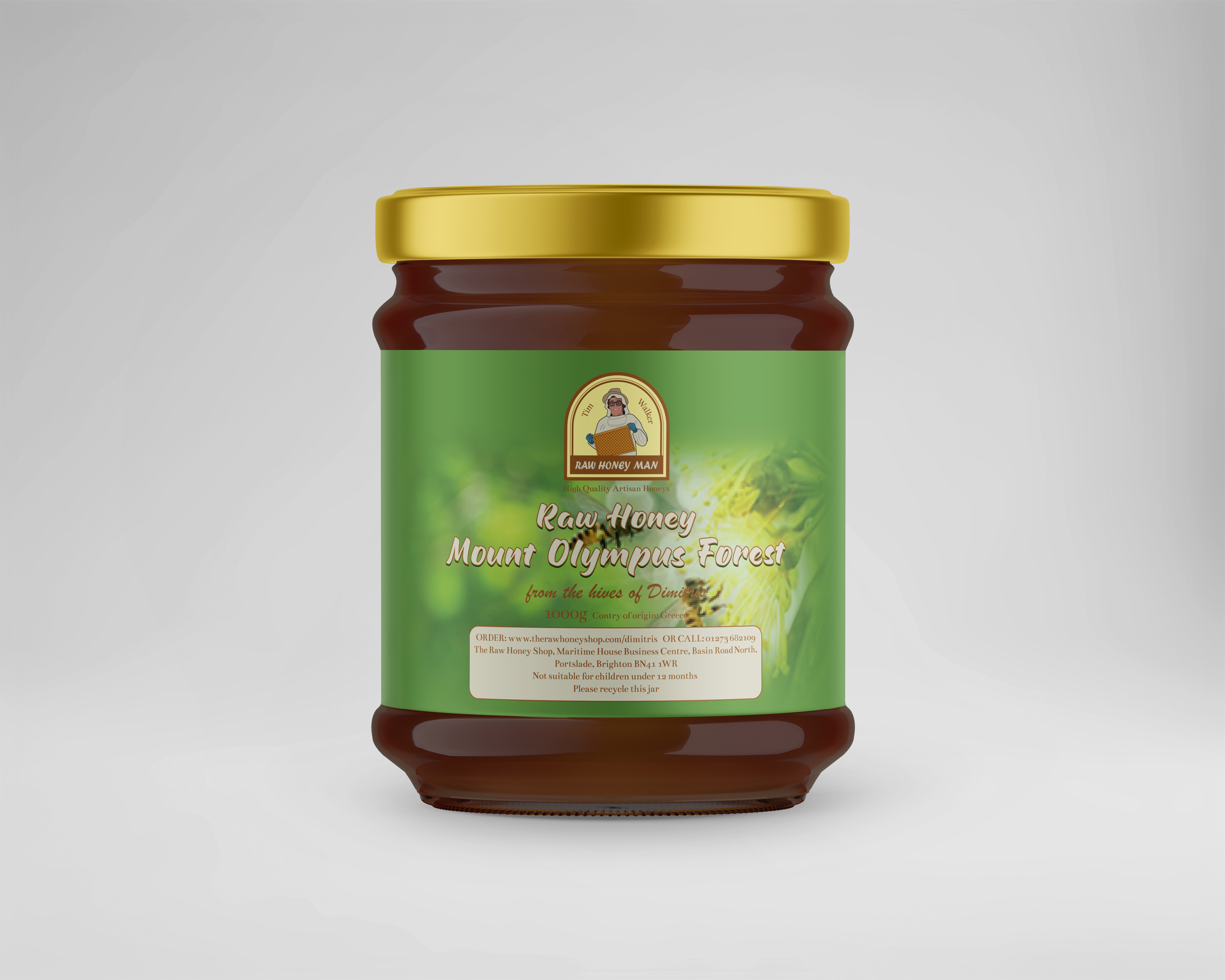 Design Emballage par madhushan_one pour The Raw Honey Shop | Design #29953456