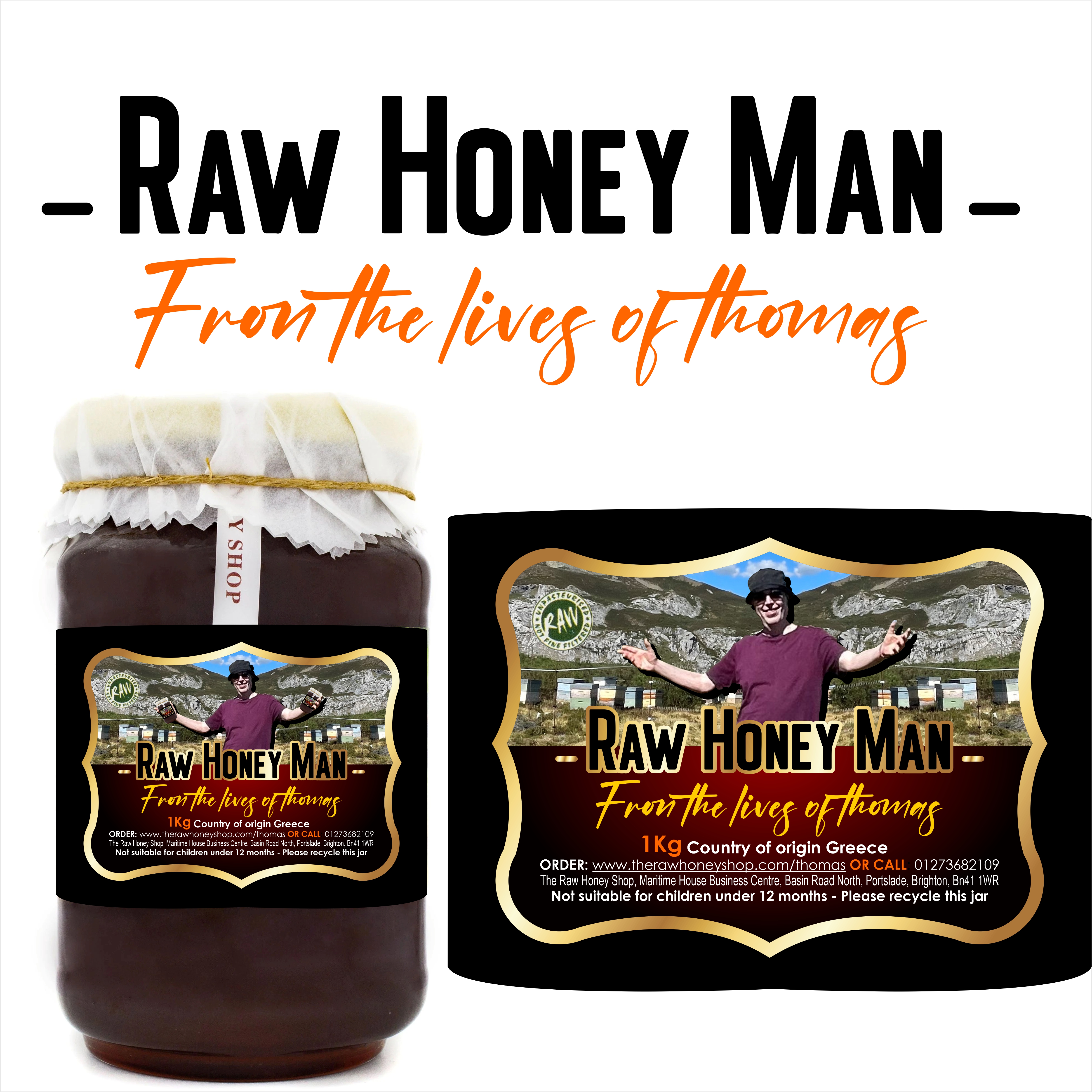 Verpackungs-Design von MARO07 für The Raw Honey Shop | Design #29964006