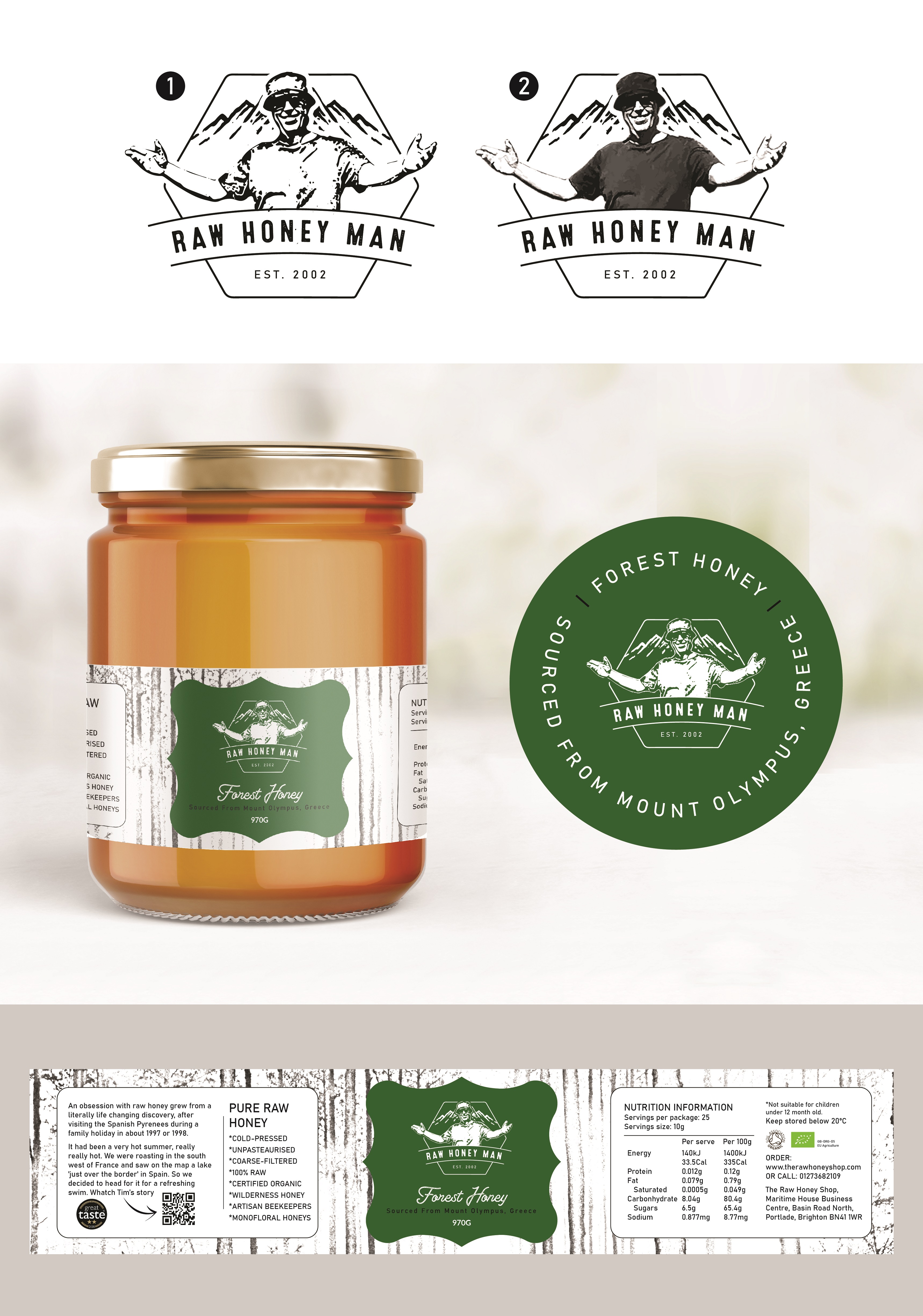 Design Emballage par Abdulmumin Imam pour The Raw Honey Shop | Design #29956004
