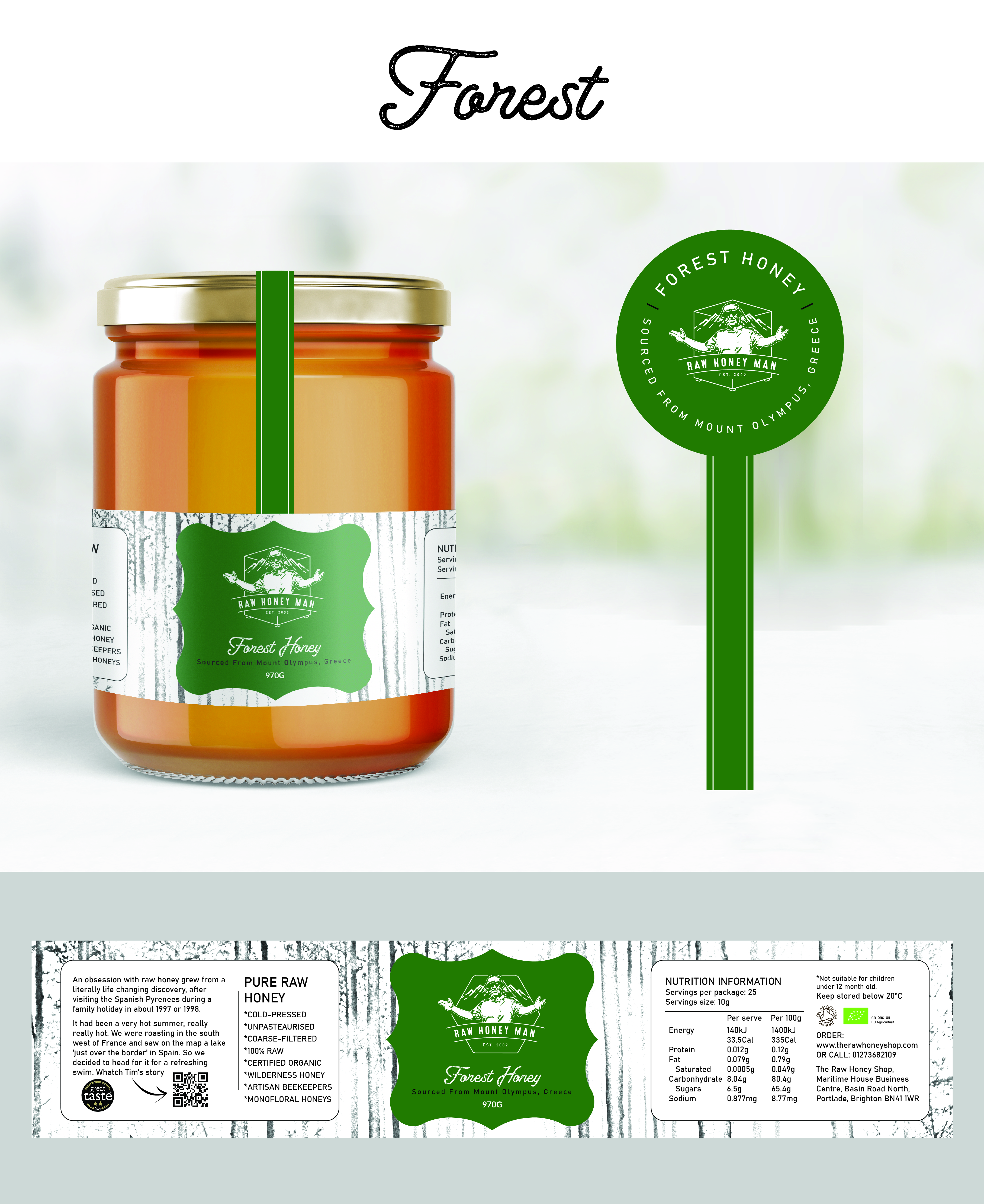 Design Emballage par Abdulmumin Imam pour The Raw Honey Shop | Design #30312465