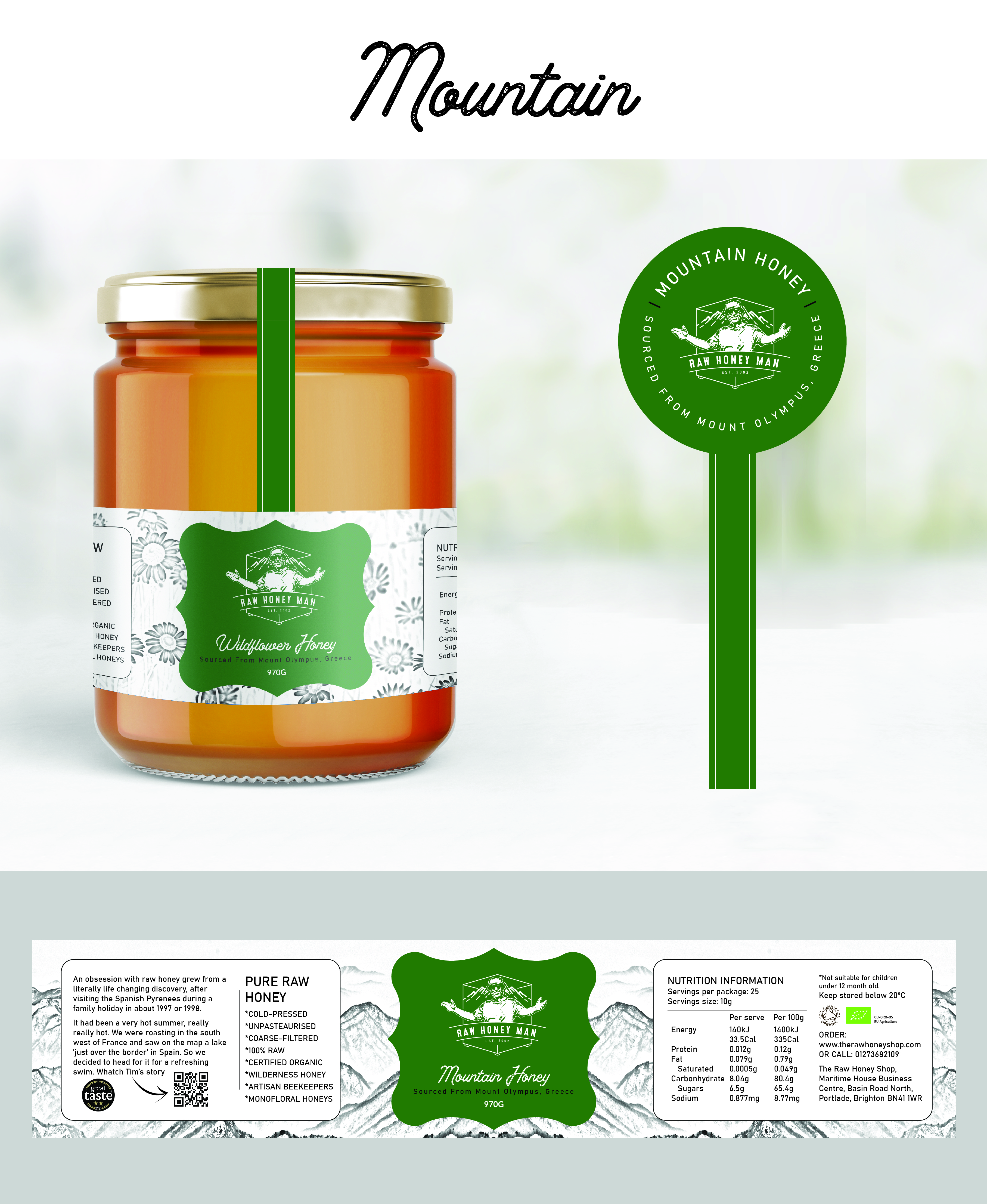Design Emballage par Abdulmumin Imam pour The Raw Honey Shop | Design #30312467