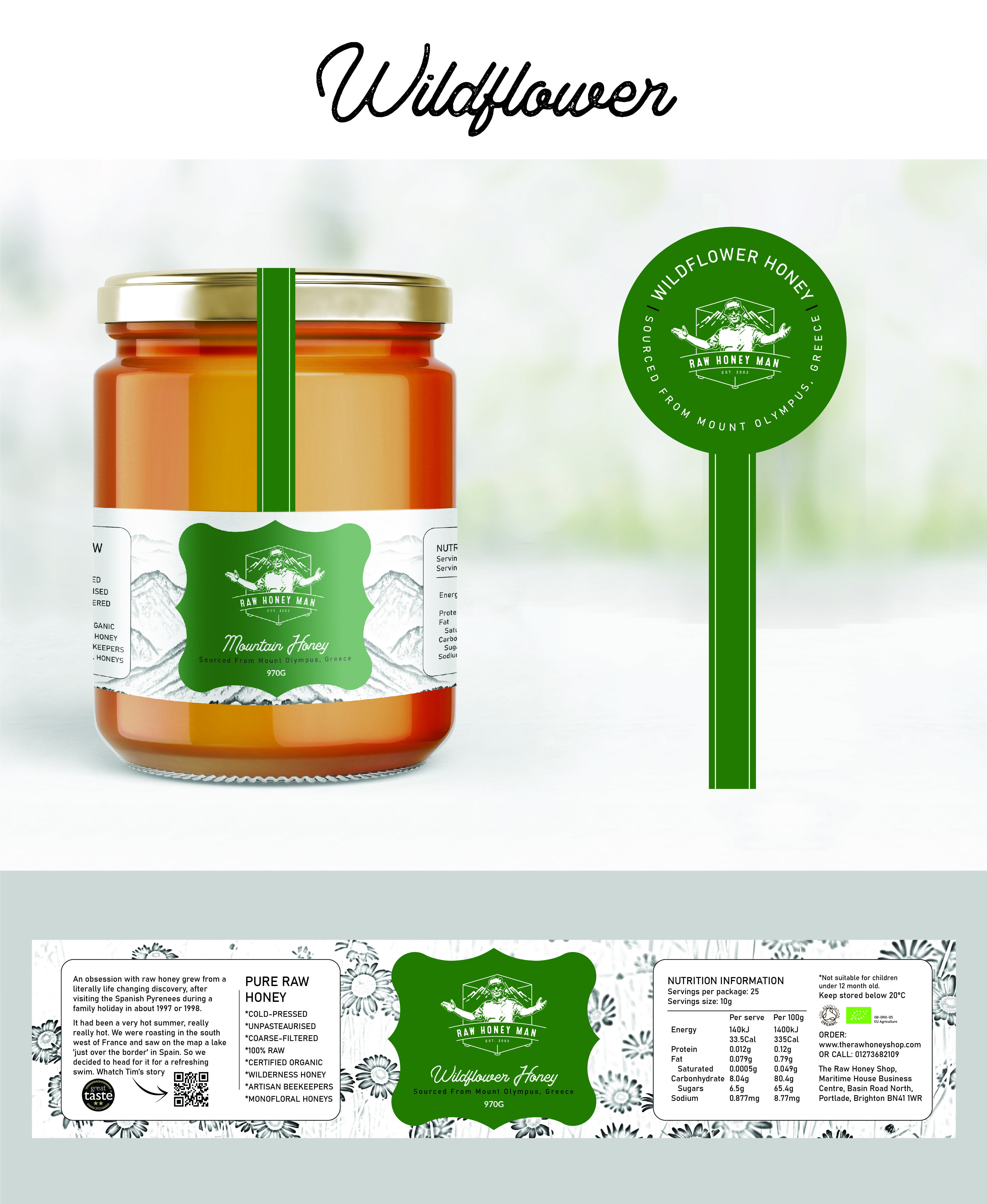 Design Emballage par Abdulmumin Imam pour The Raw Honey Shop | Design #30312468