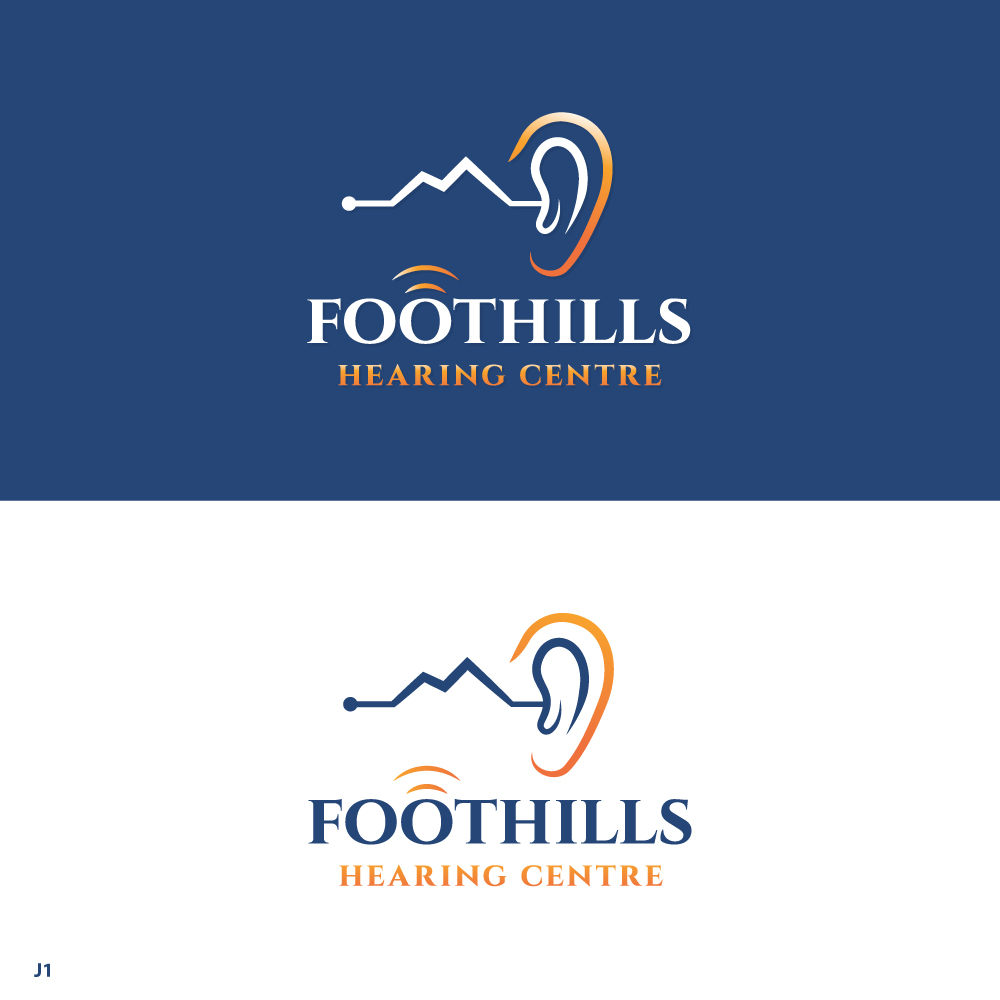 Logo Design by Sujit Banerjee for Foothills Hearing Centre | Design #29944045