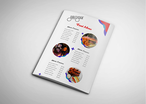 Menu Design by Genex Designs for this project | Design: #29966264