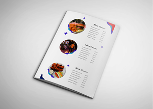 Menu Design by Genex Designs for this project | Design: #29966265