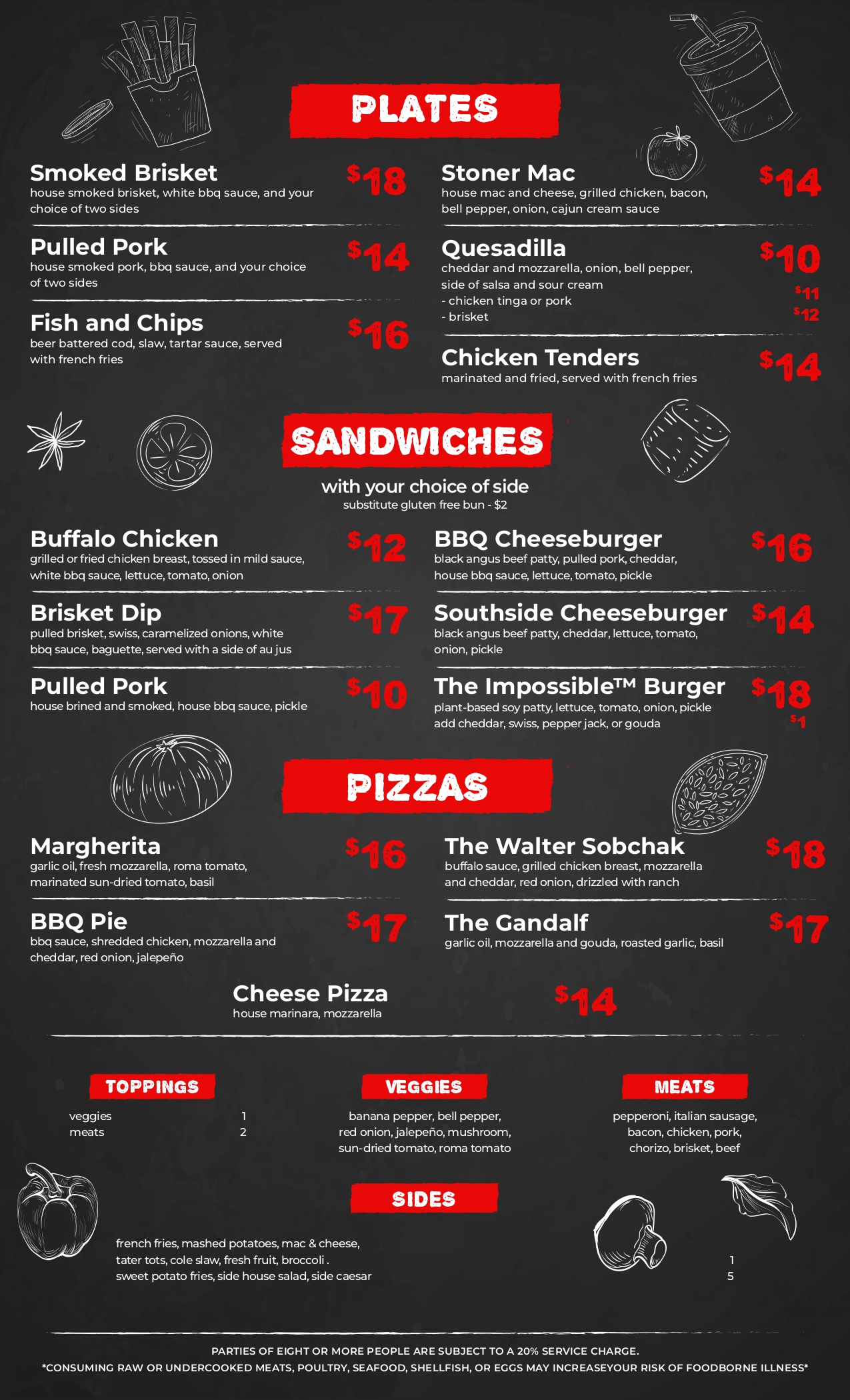 Menu Design by thakurvandy07 for this project | Design #29960679