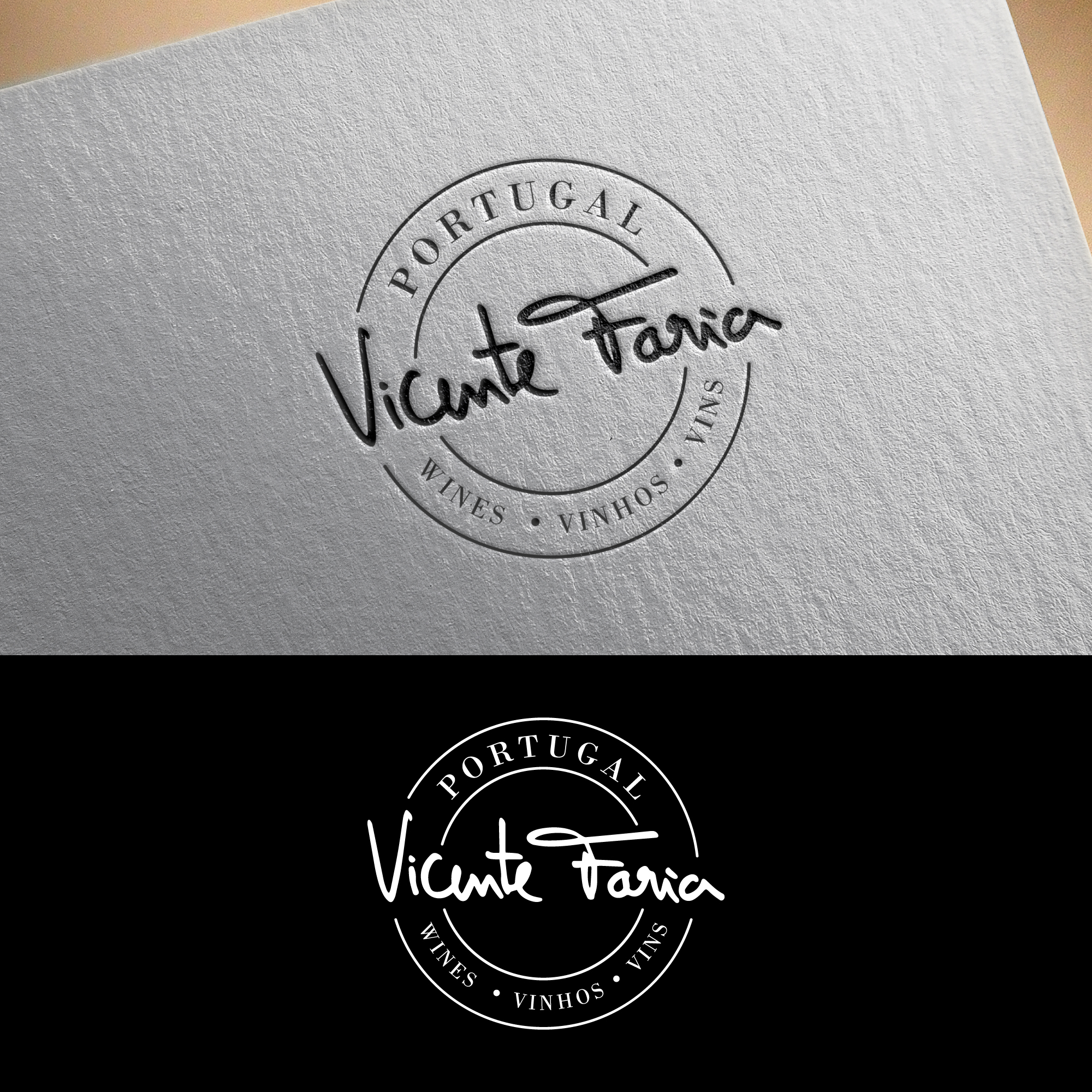 Logo Design by KENGZ for Vicente Faria Vinhos S.A. | Design: #29987290