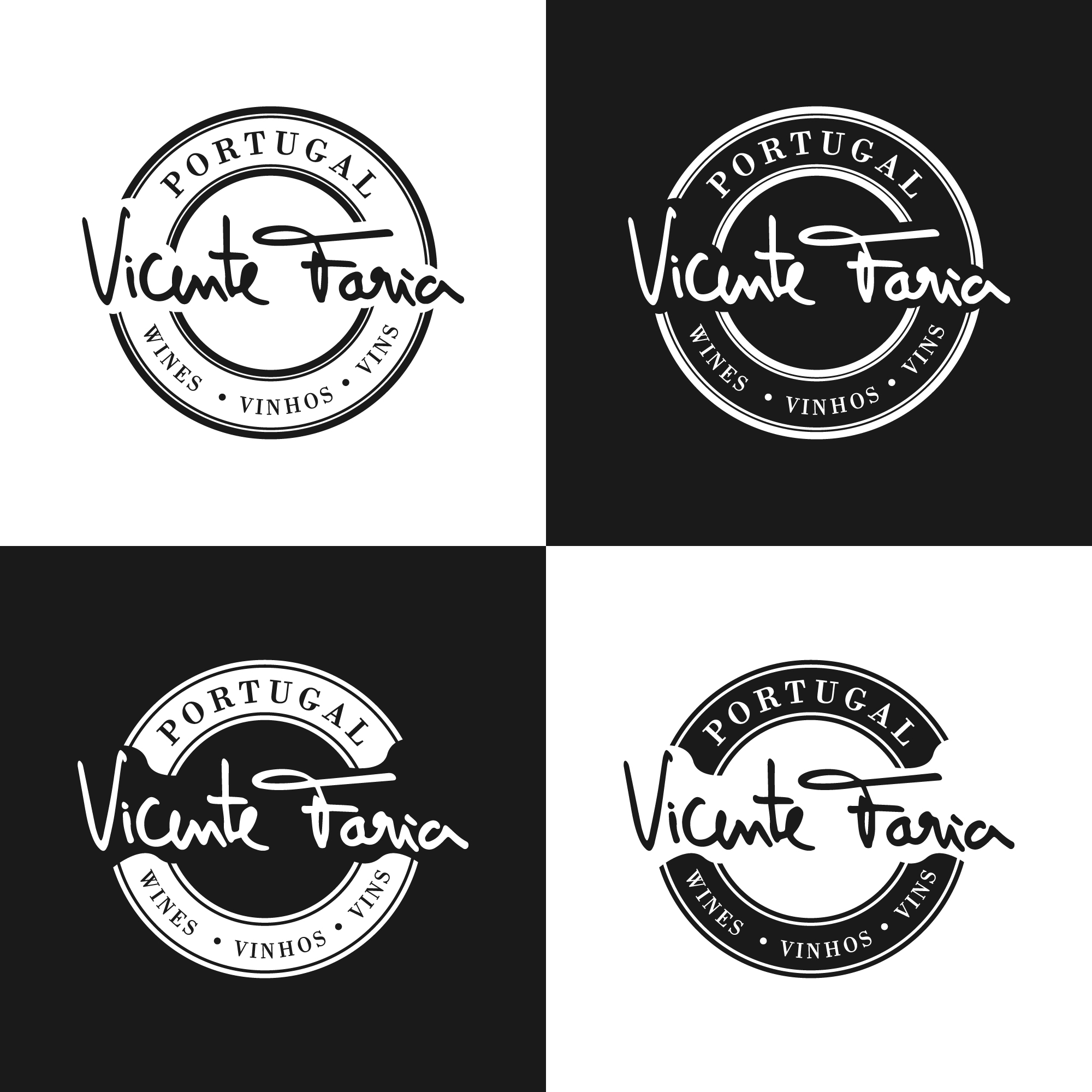 Logo Design by KENGZ for Vicente Faria Vinhos S.A. | Design #30069141