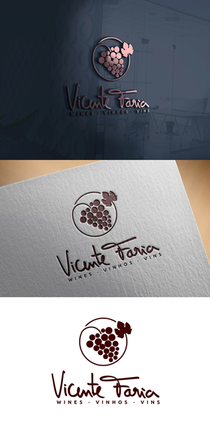 Logo Design by sariaka for Vicente Faria Vinhos S.A. | Design: #29966856