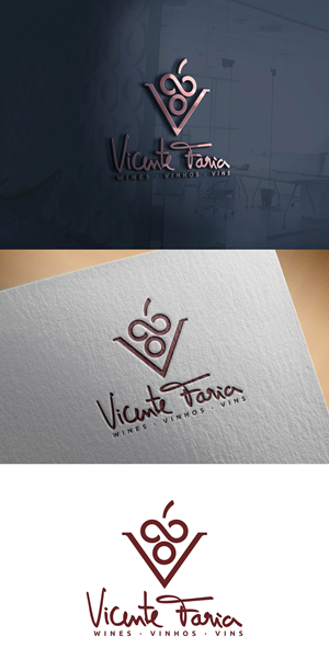 Logo Design by sariaka for Vicente Faria Vinhos S.A. | Design: #29988565
