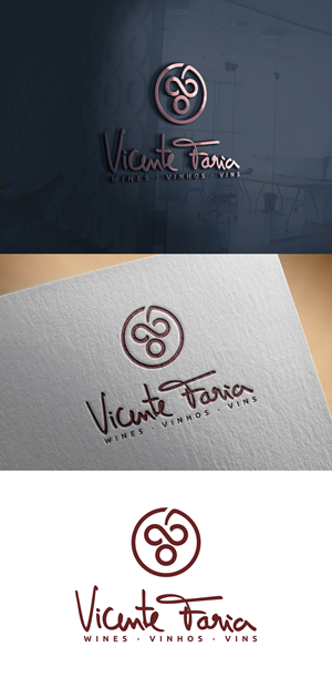 Logo Design by sariaka for Vicente Faria Vinhos S.A. | Design: #29988599