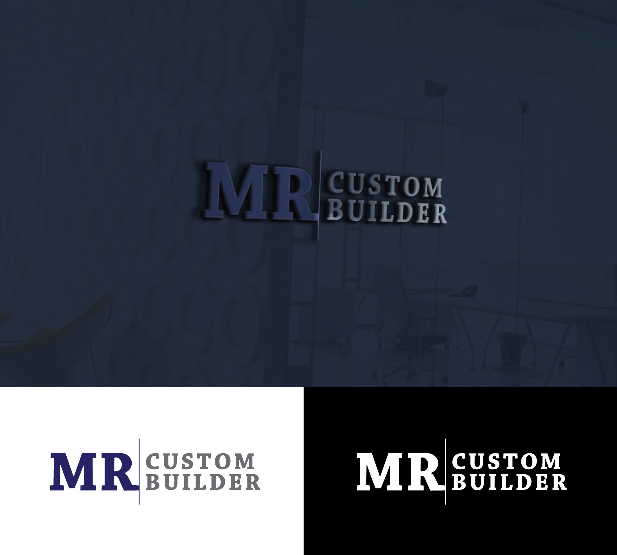 Logo Design by RRR Design for MR Custom Builder | Design #29947981