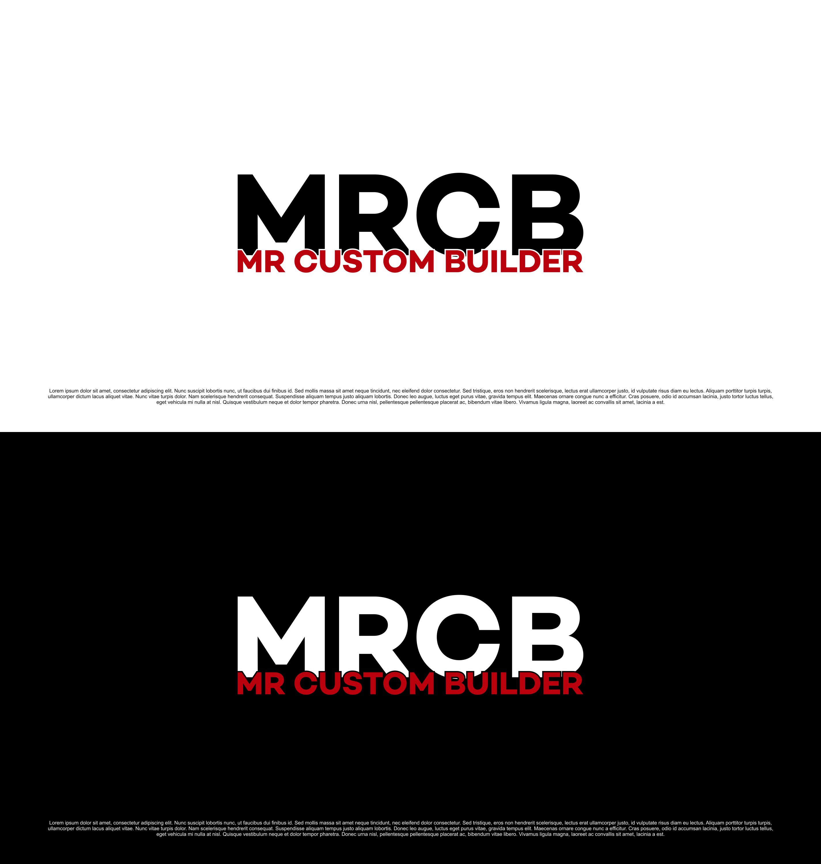 Logo Design by saesean for MR Custom Builder | Design #29941391