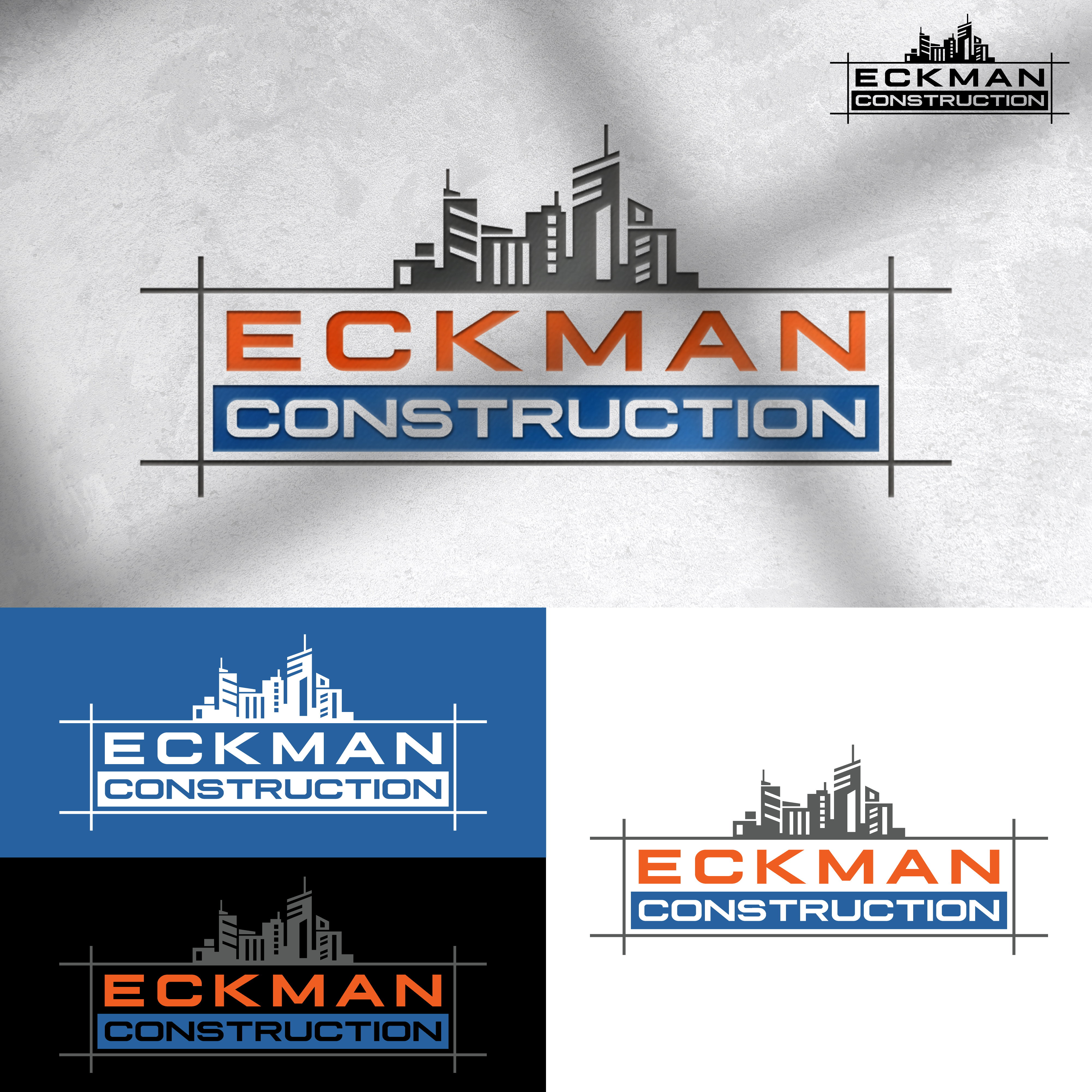 Logo Design by Designx333 for Eckman Construction | Design #29953189