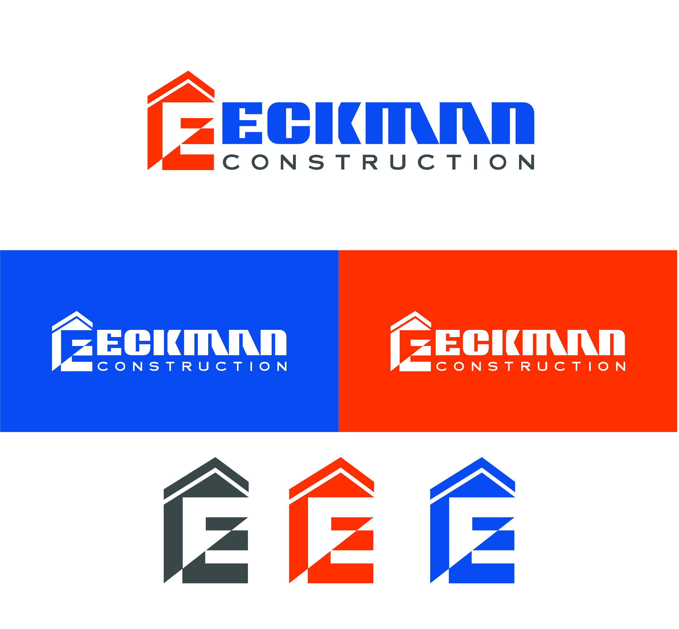 Logo Design by Z Hadi for Eckman Construction | Design #29944723