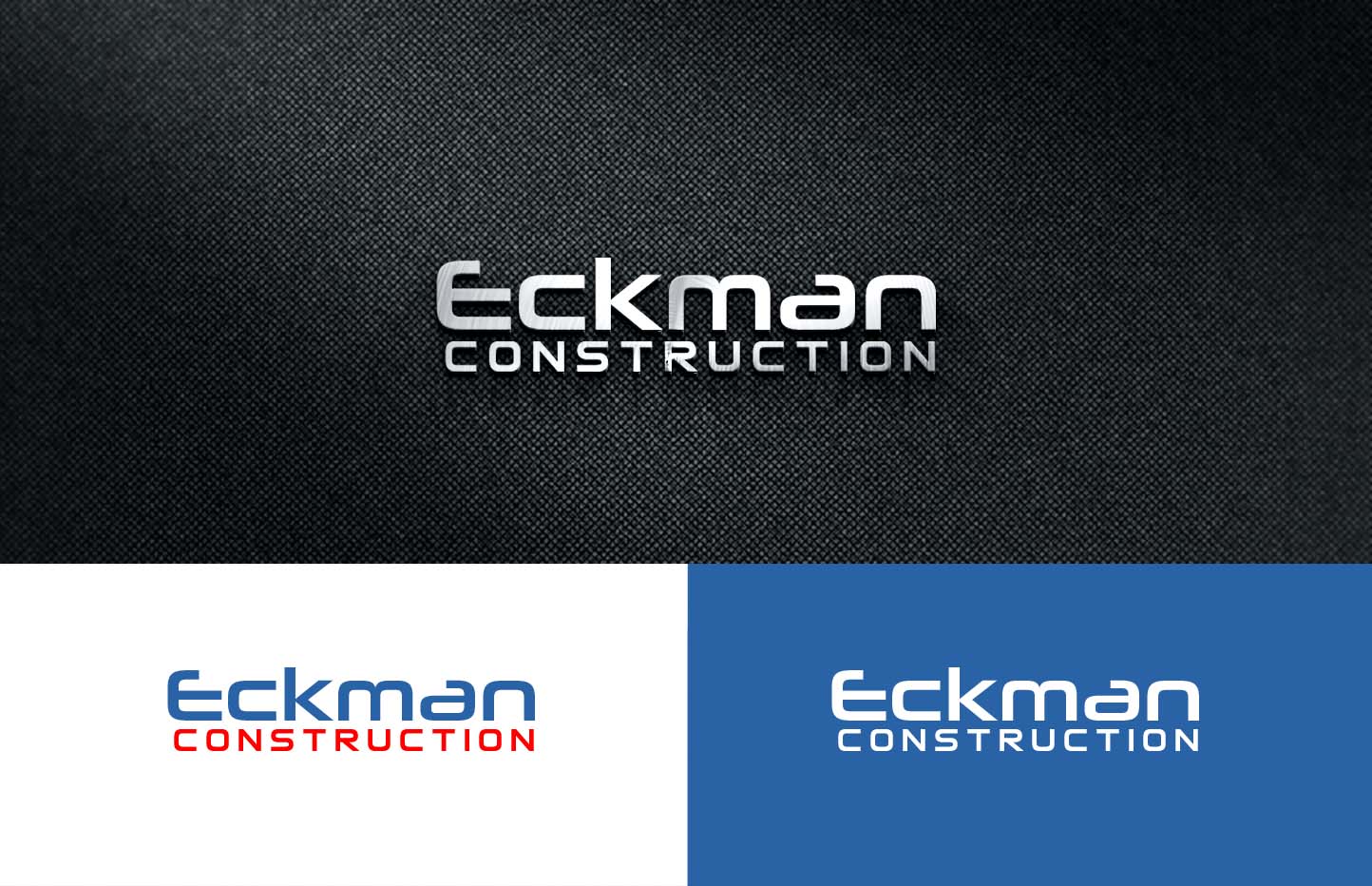 Diseño de Logo por PyramidsDesigns para Eckman Construction | Diseño #29944782