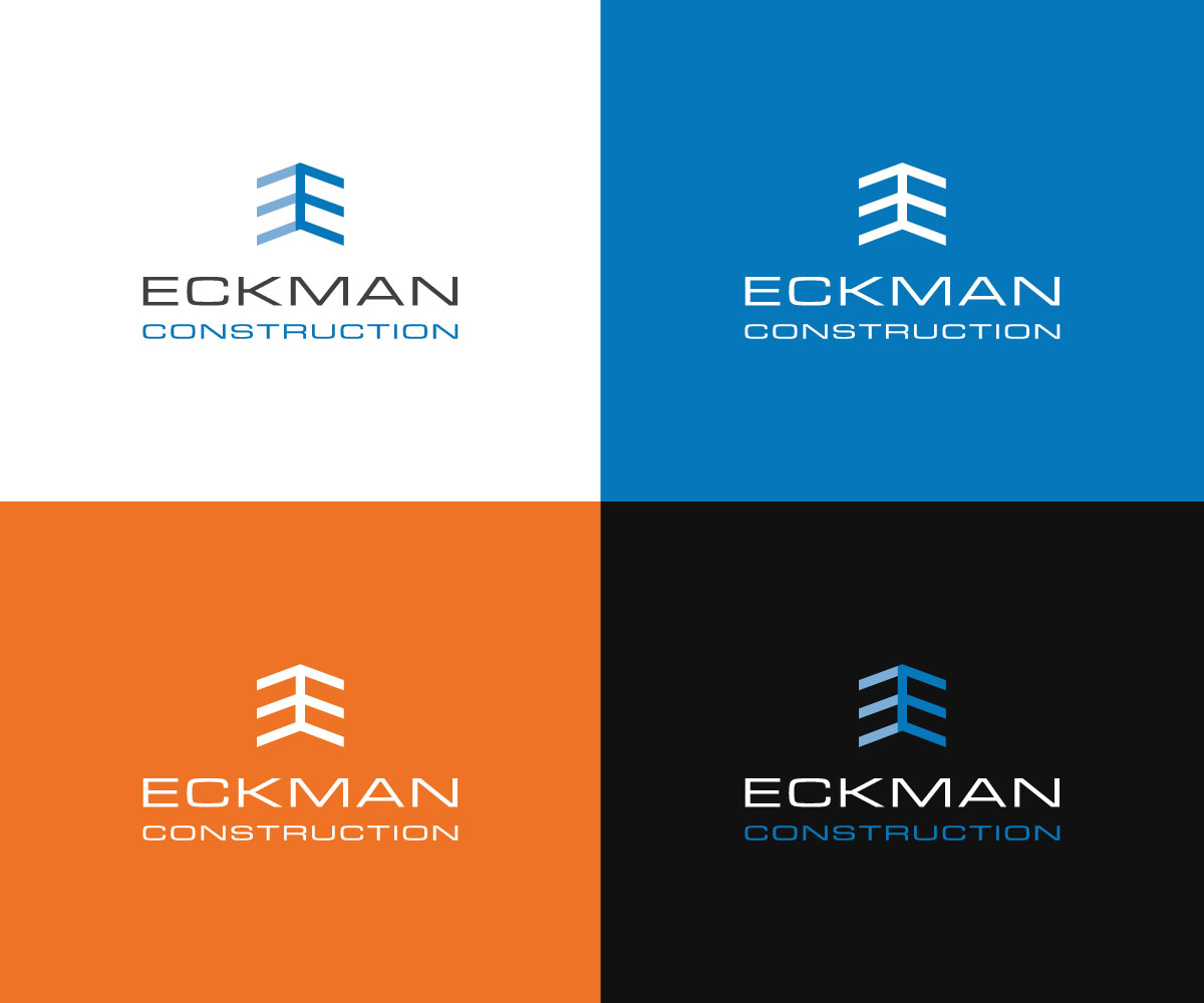 Logo Design by Abrar Jahin for Eckman Construction | Design #29951023