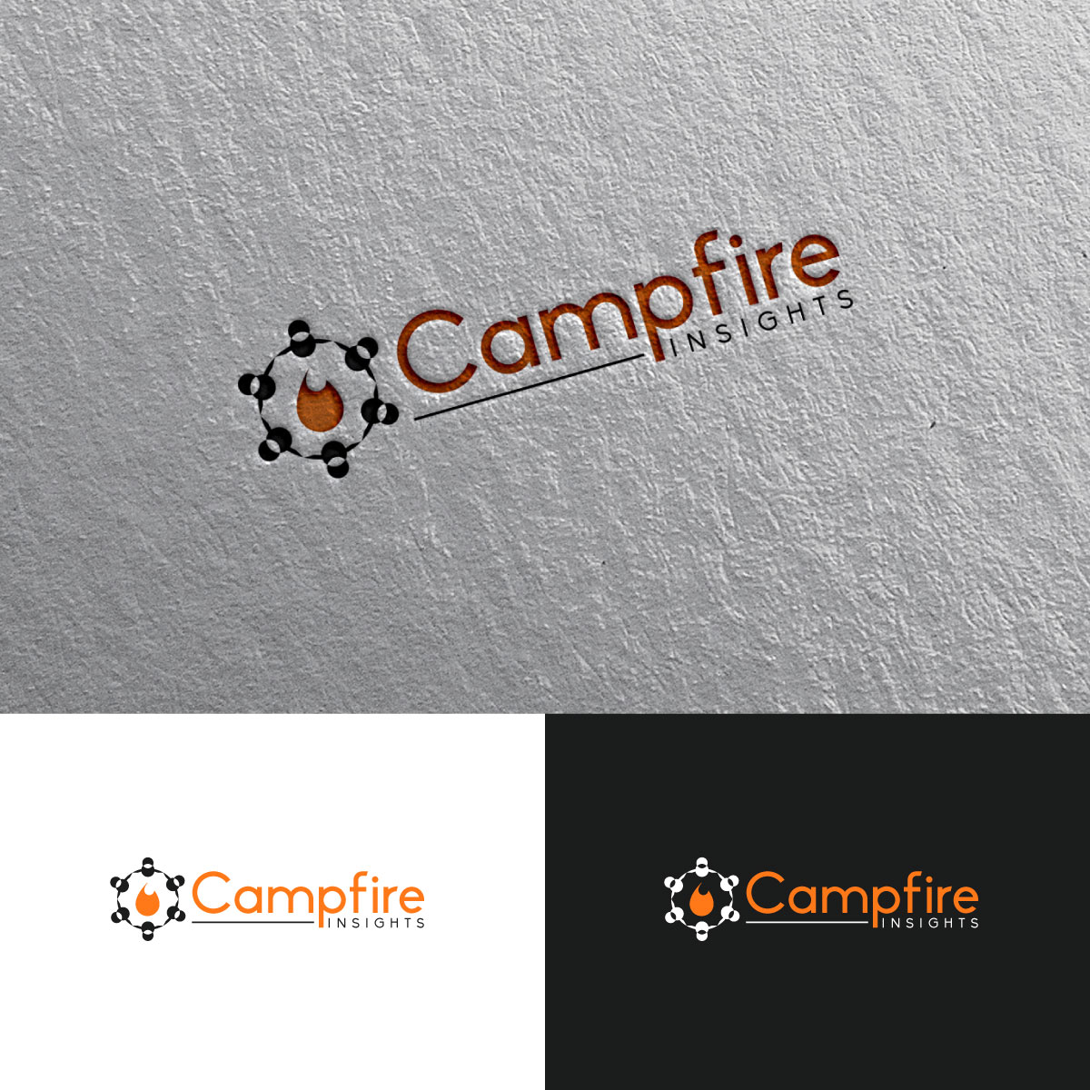 Logo Design by chris Ray for Campfire Insights | Design #29943227