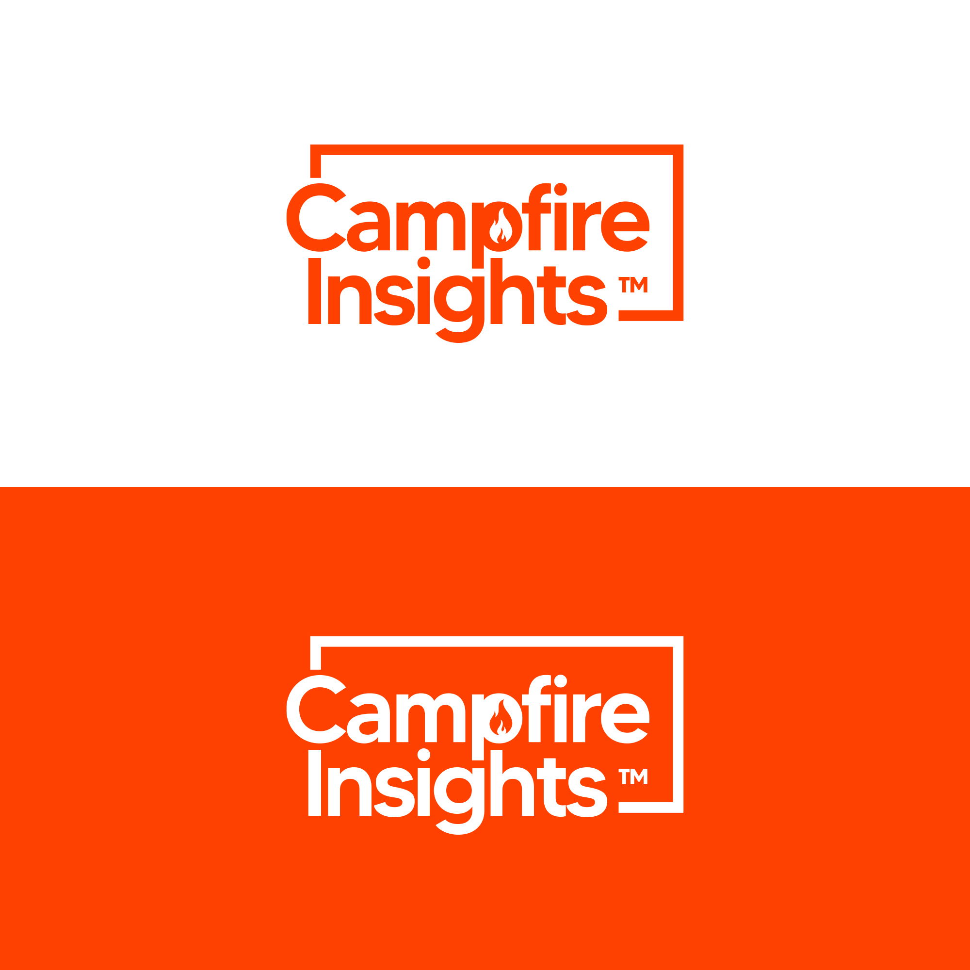 Logo Design by CreativeGwen™ for Campfire Insights | Design #30009134