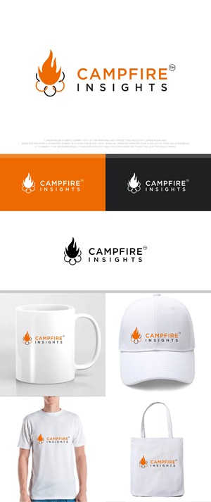 Diseño de Logo por fly  design para Campfire Insights | Diseño: #29947845