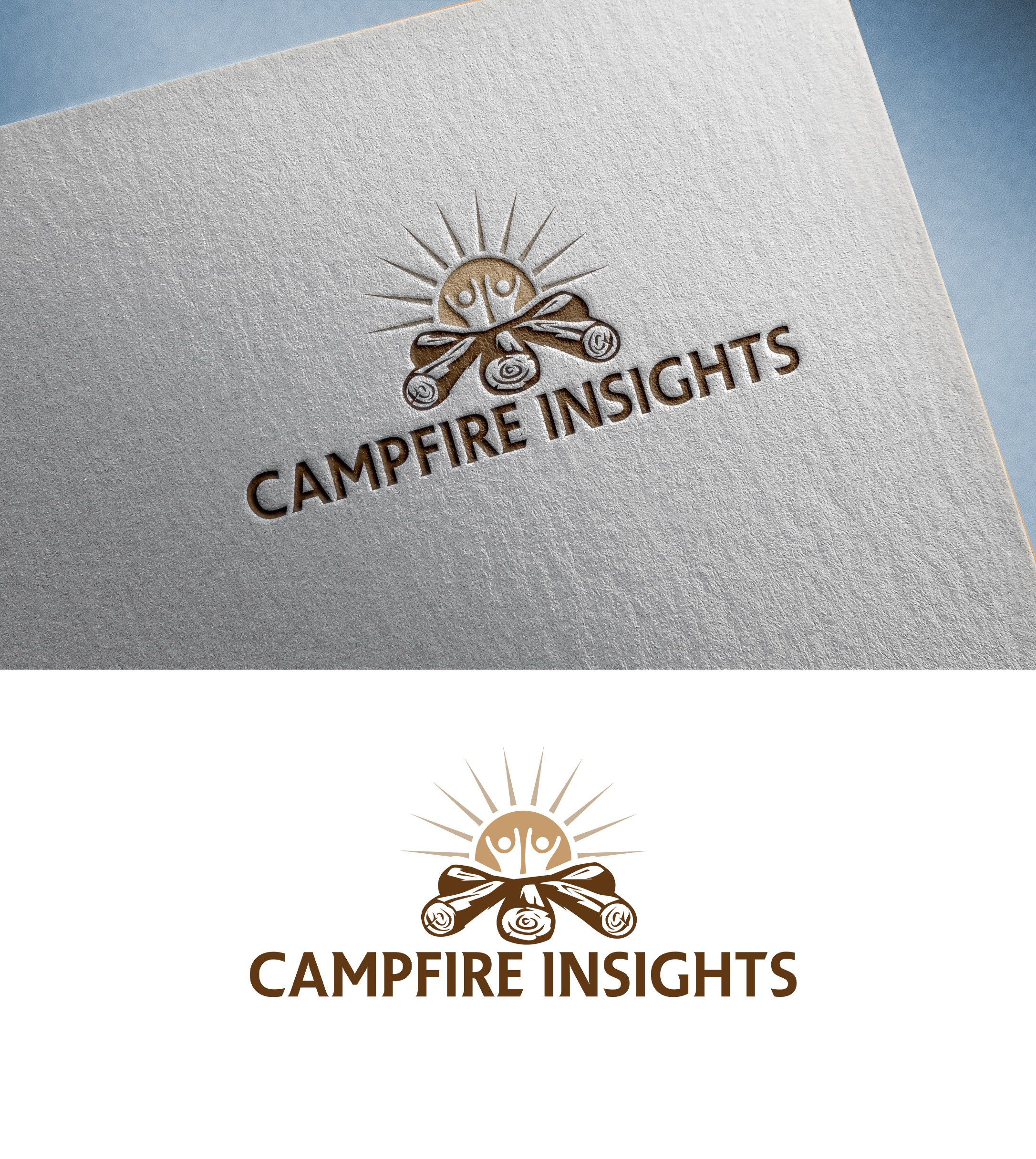 Logo Design by Rickyy for Campfire Insights | Design #29992281