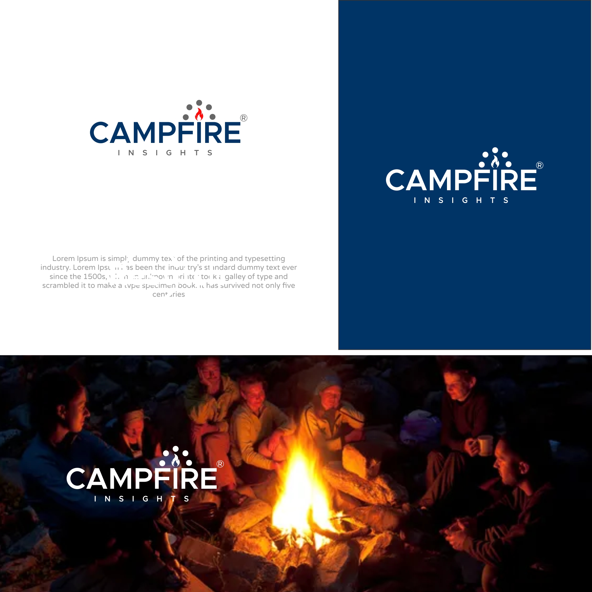 Logo Design by SigmaStudio for Campfire Insights | Design #29943235