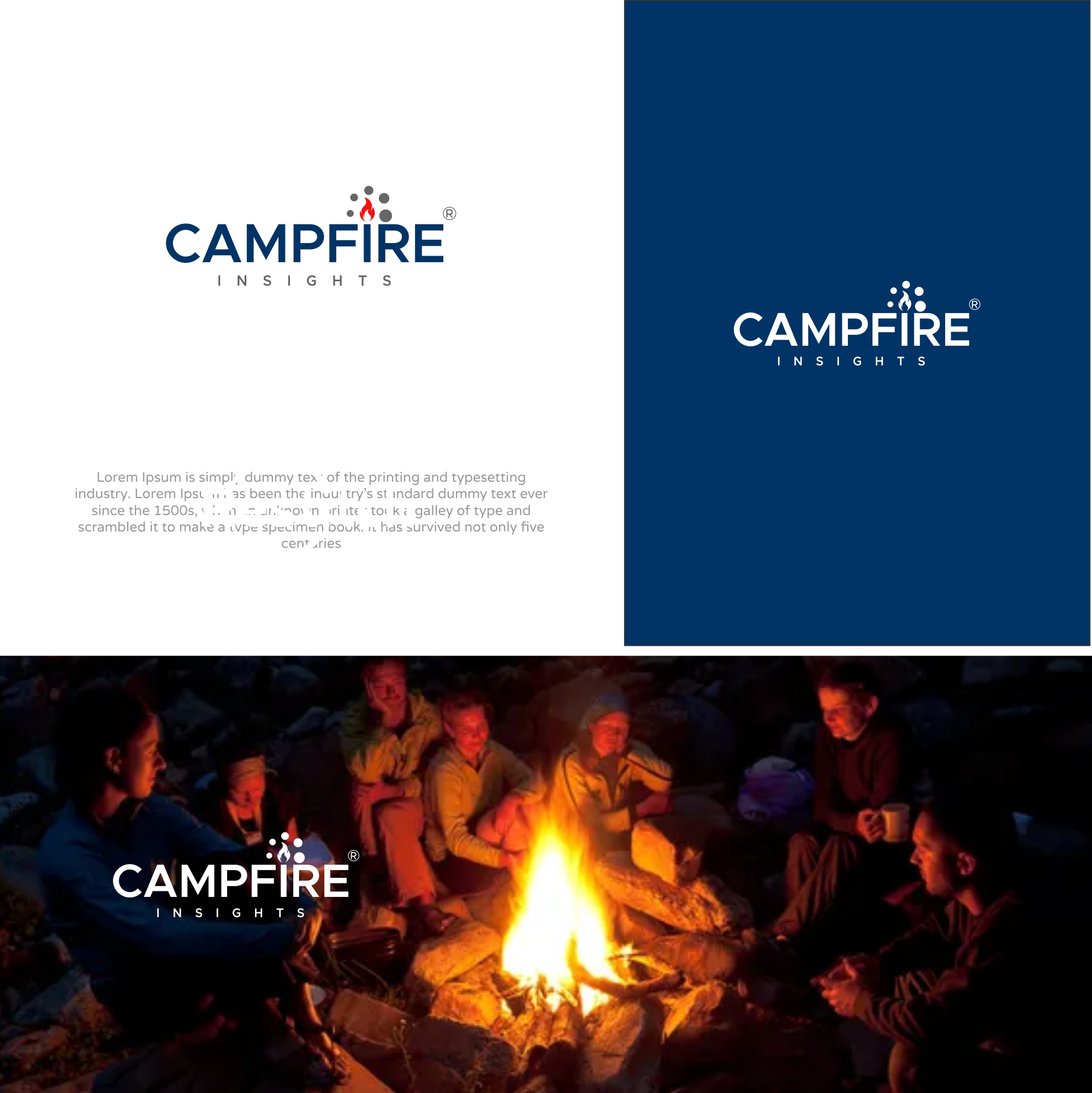 Logo Design by SigmaStudio for Campfire Insights | Design #29943236