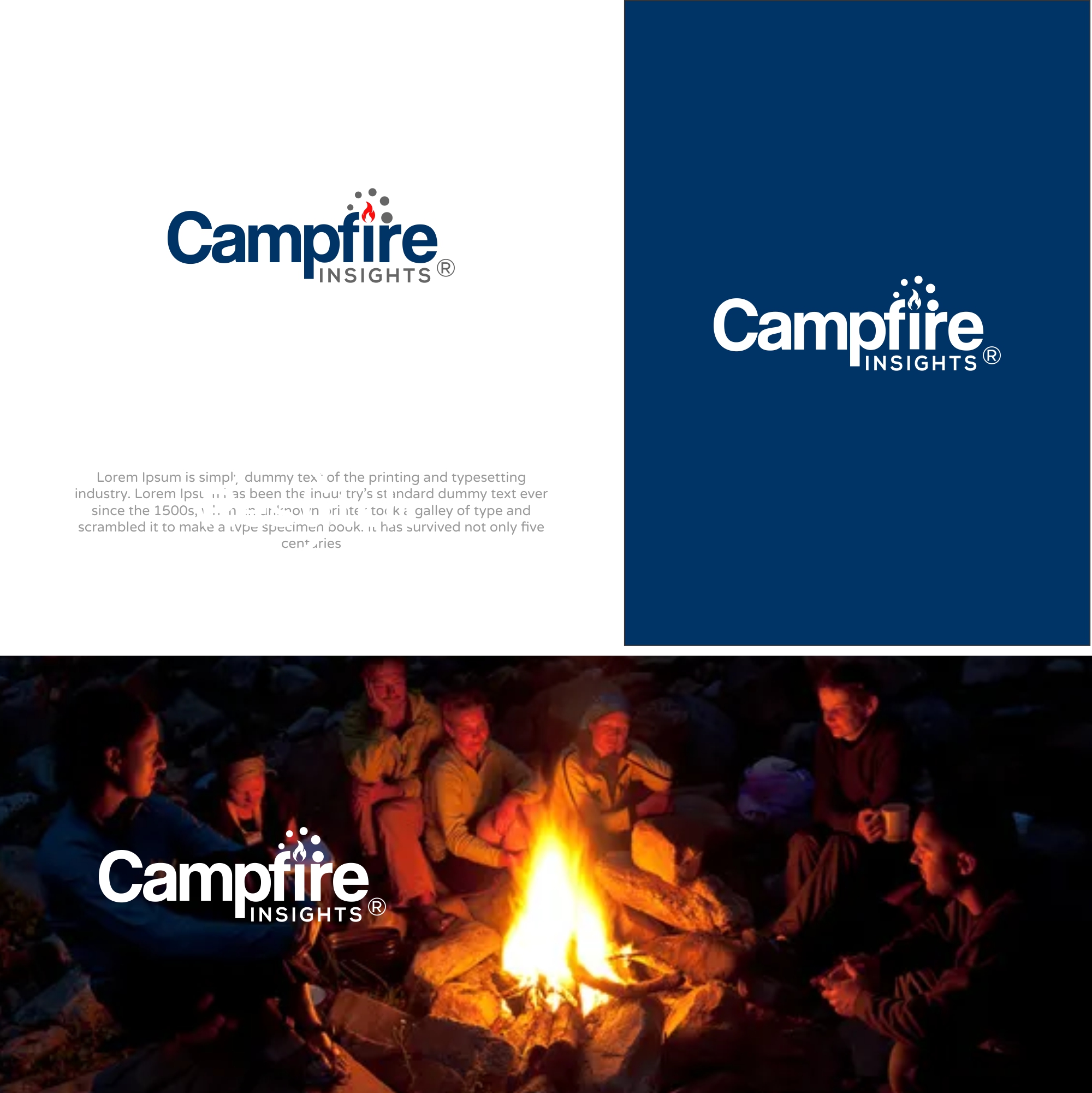 Logo Design by SigmaStudio for Campfire Insights | Design #29943237