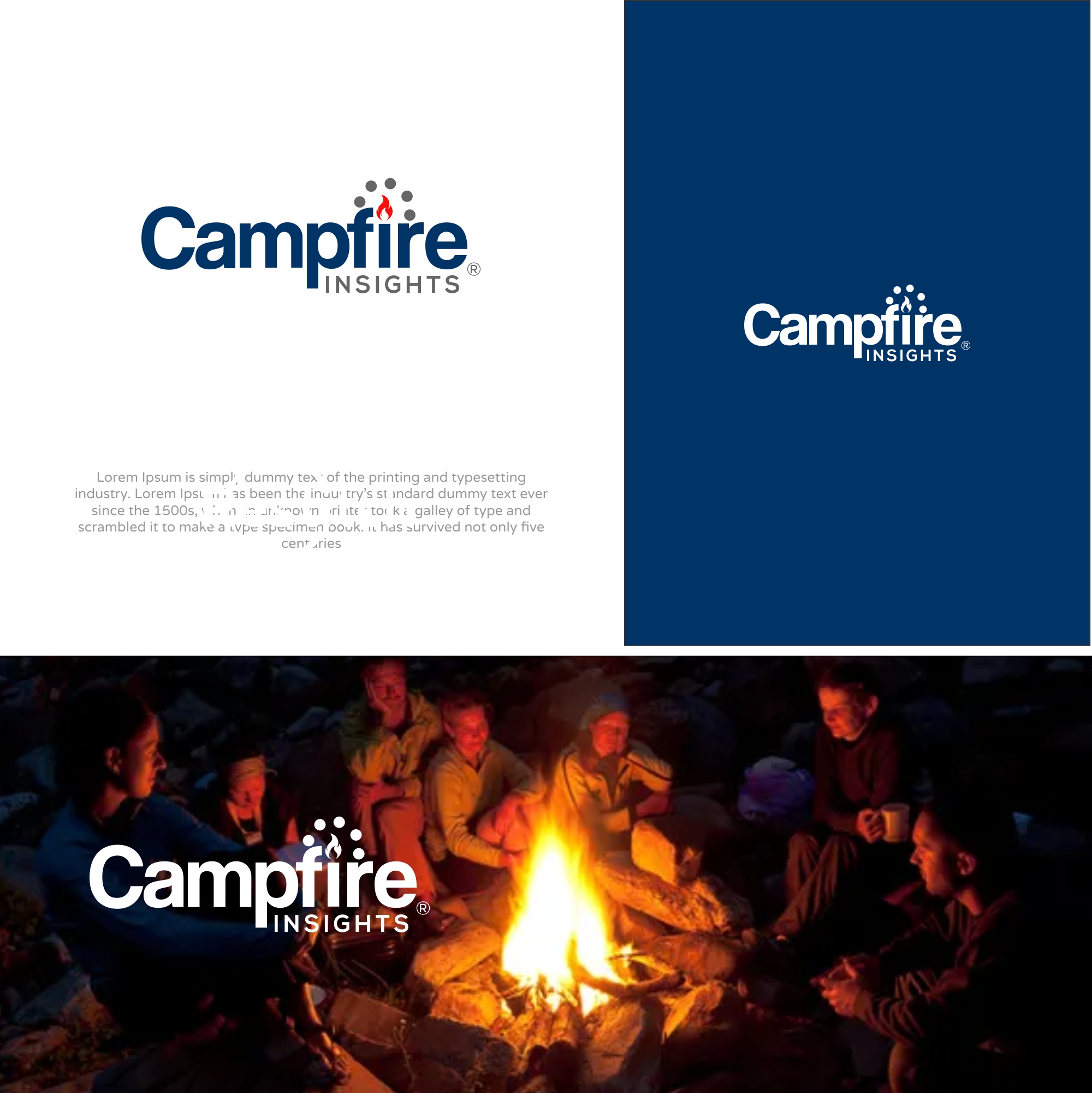 Logo Design by SigmaStudio for Campfire Insights | Design #29943238