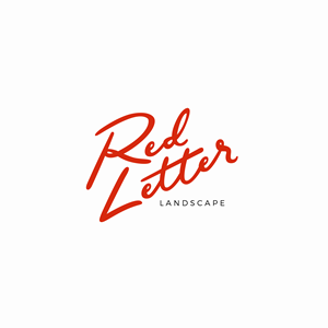 Logo Design by jezreel for Red Letter Landscapes | Design: #29960775