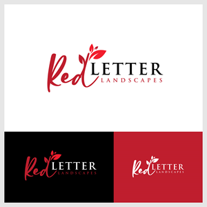 Logo Design by Revolt Team for Red Letter Landscapes | Design: #29943475