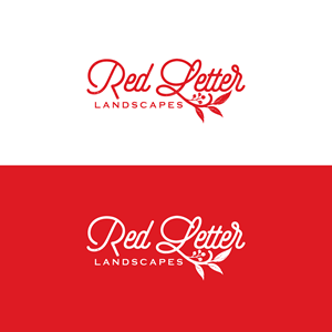 Logo Design by Revolt Team for Red Letter Landscapes | Design: #29943792