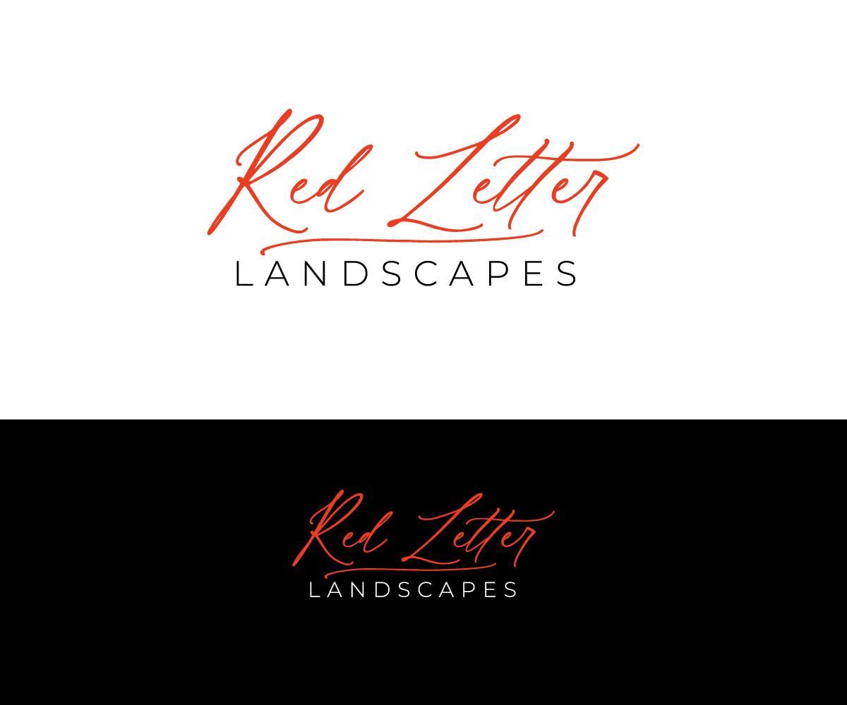 Logo Design by Kavth for Red Letter Landscapes | Design #29981207
