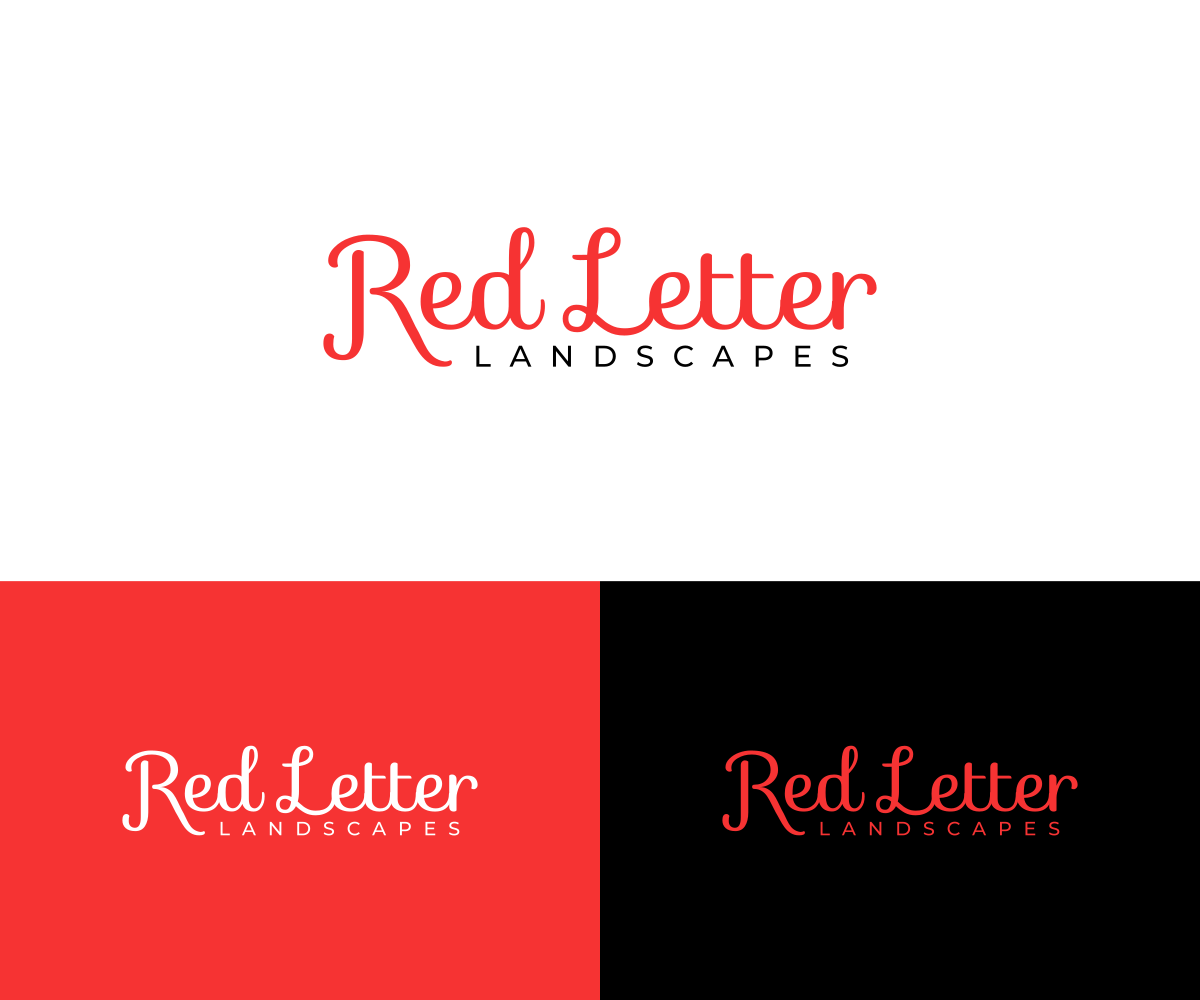 Design de Logo par a5 pour Red Letter Landscapes | Design #30103739