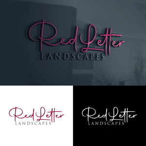 Logo Design by semarco for Red Letter Landscapes | Design: #29942592