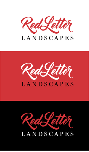 Logo Design by Maya* for Red Letter Landscapes | Design #30068249