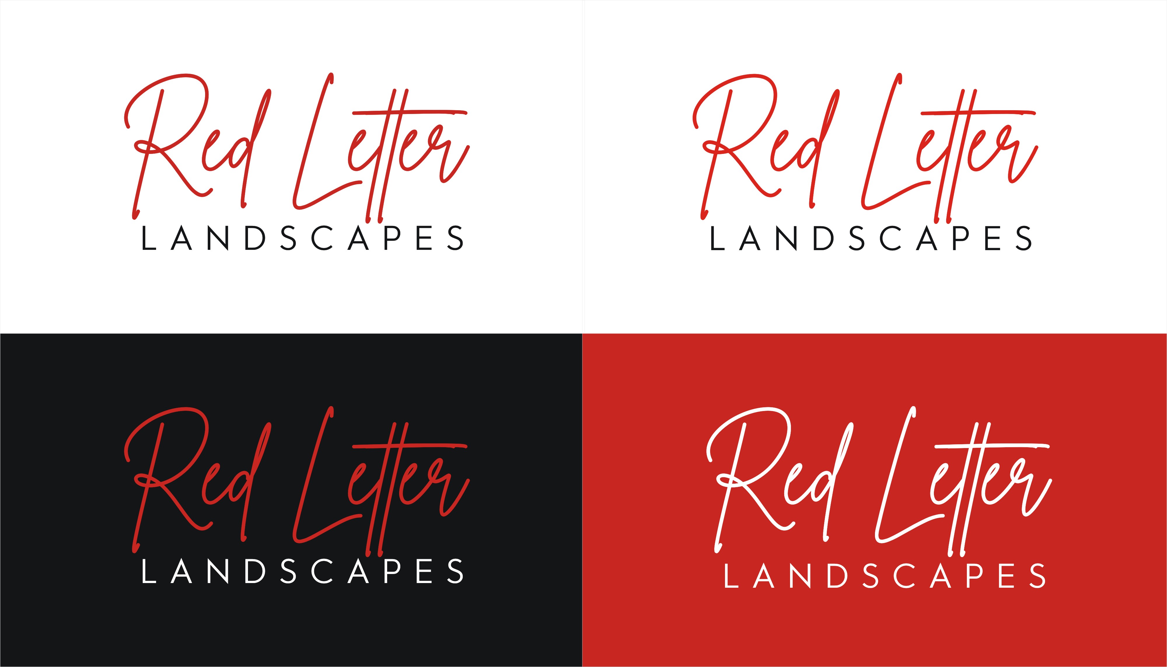 Logo-Design von Maya* für Red Letter Landscapes | Design #30078569
